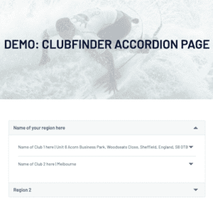 Add Ons - Club Finder Accordion Page